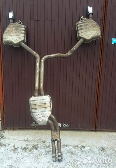 Глушитель основной Audi A6 C7 4G 3.0 T