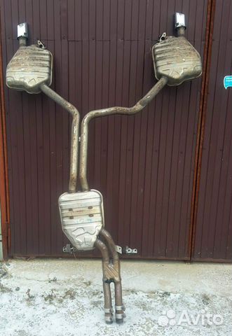 Глушитель основной Audi A6 C7 4G 3.0 T