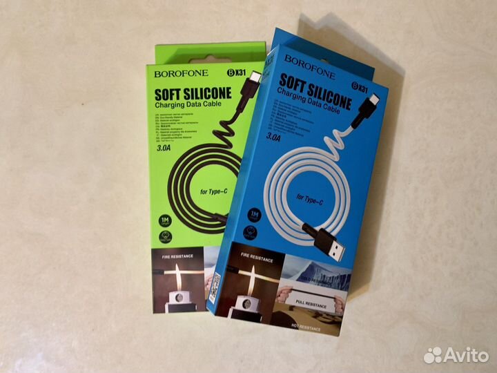 Кабель Type C - USB силиконовый