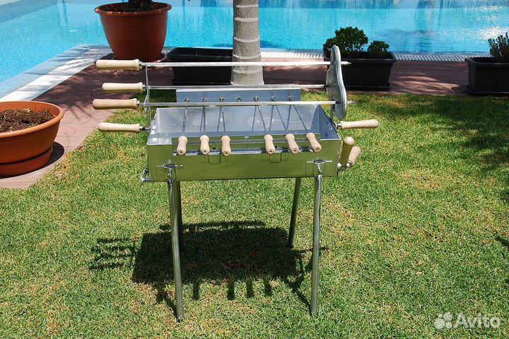 Мангал с электроприводом
