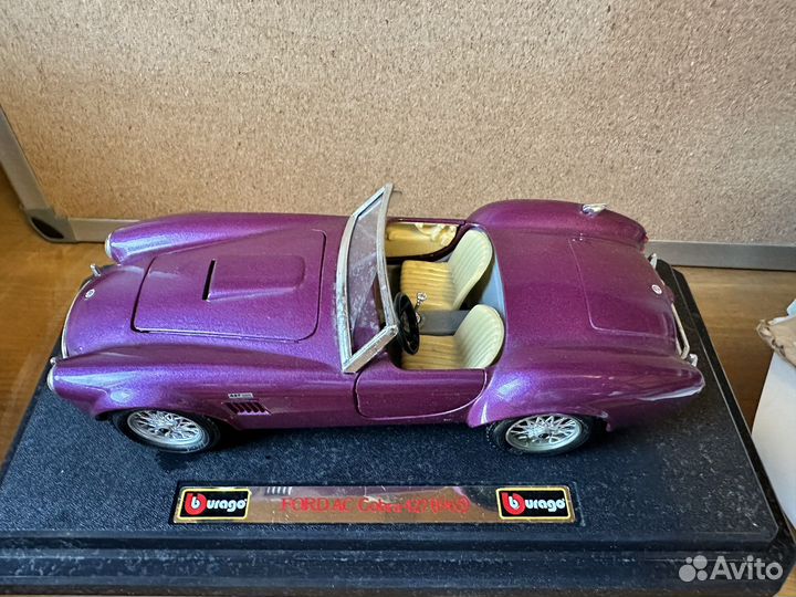 Burago Ford AC Cobra 427 (1965) модель, Италия