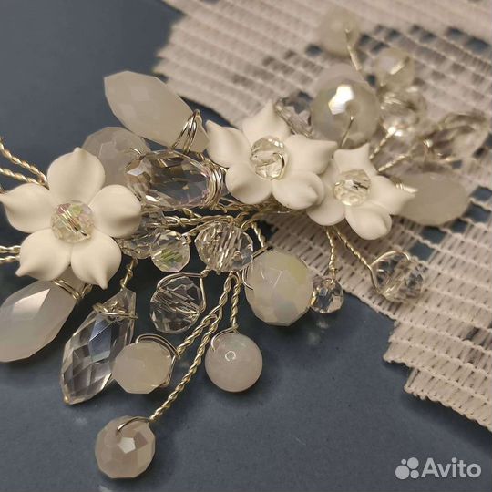 Свадебные украшения в волосы, для невесты