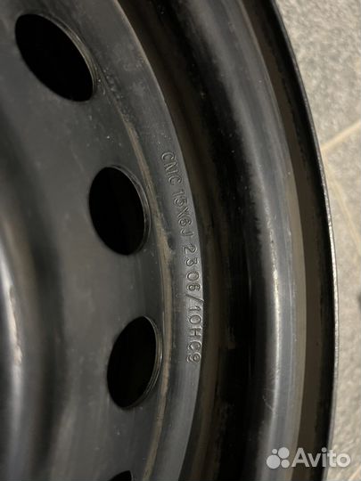 Диски штампованные r15