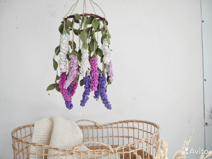 Мобиль цветочный