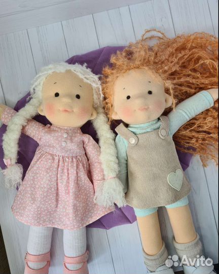 Текстильная кукла ручной работы