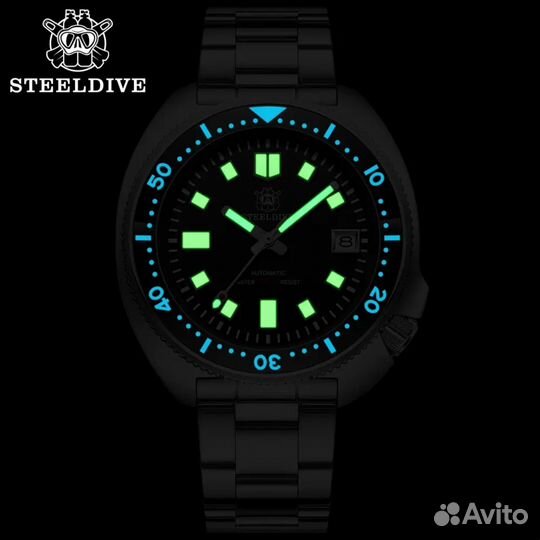 Часы Steeldive SD1970 Blue