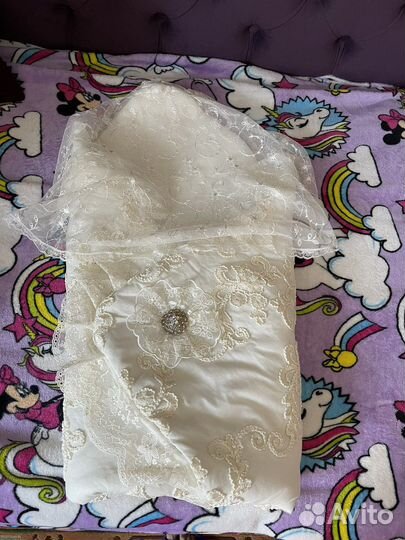 Конверт- одеяло на выписку теплый