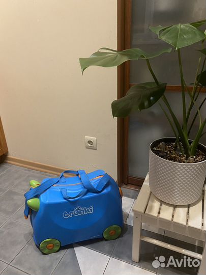 Детский чемодан каталка trunki