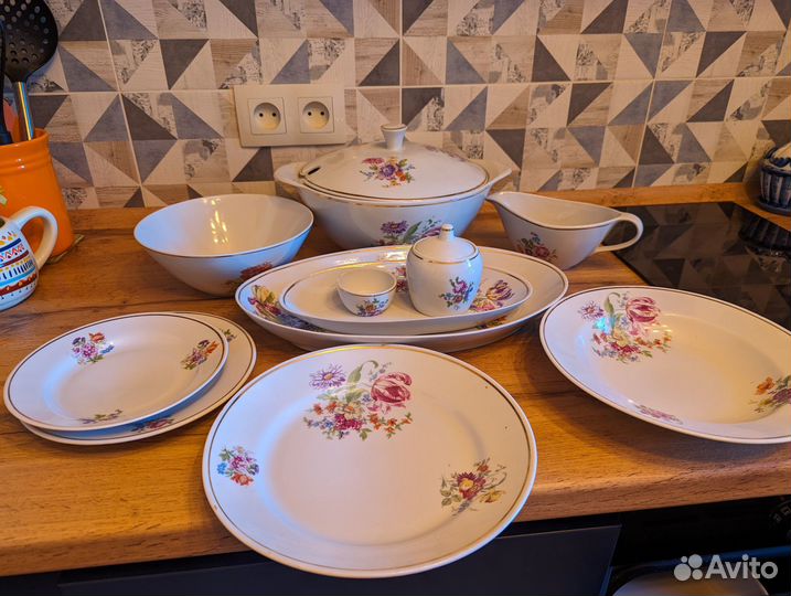 Сервиз столовый советский