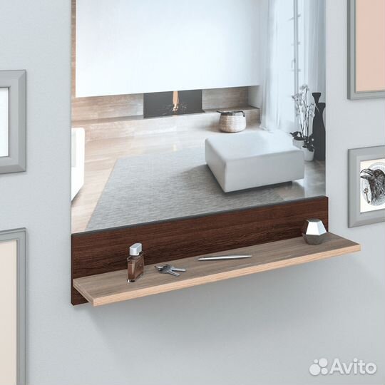 Полка Даминарт Настенная Прямая Угол 700, 70х13х15