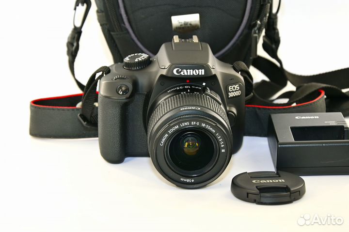 Canon EOS 3000D 18MP Kit 18-55 WI FI как новый