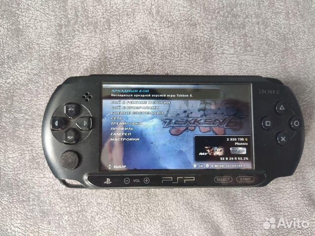 Sony PSP E1008 / 4GB / б/у / прошитая