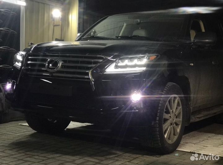 Фары Lexus LX570 стиль 2020 года