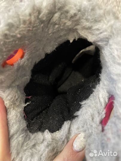 Сапоги утепленные для девочки 22-23 размер