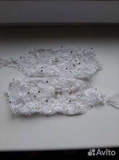 Митенки свадебные