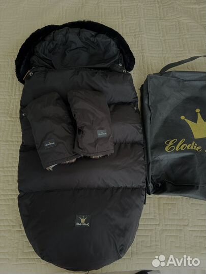 Зимний конверт в коляску elodie details