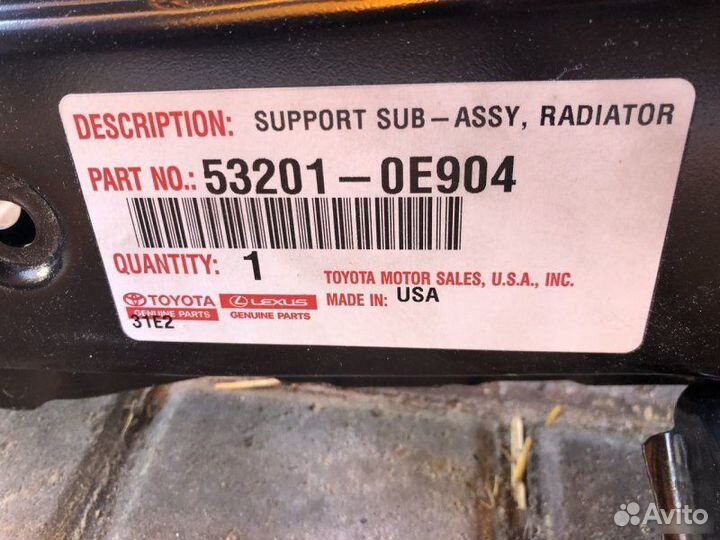 Суппорт радиатора Toyota Highlander
