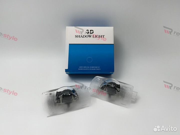 Проекция логотипа Lexus на двери Тип 2