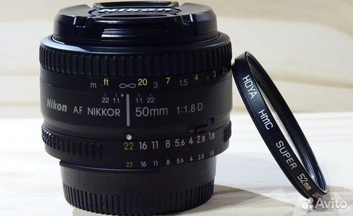 Объектив nikon EF 50mm 1.8 II D