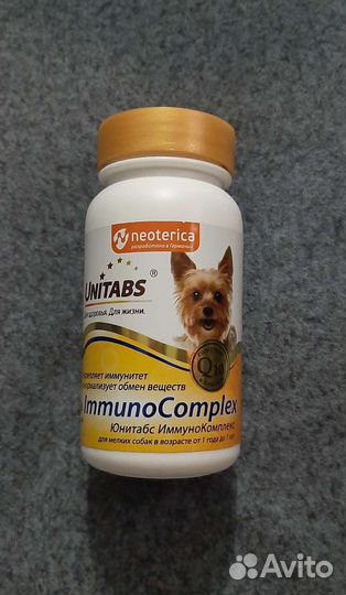 Витамины для собак мелких пород Unitabs