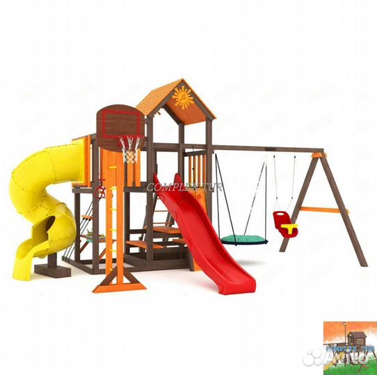 Детская игровая площадка безопасная