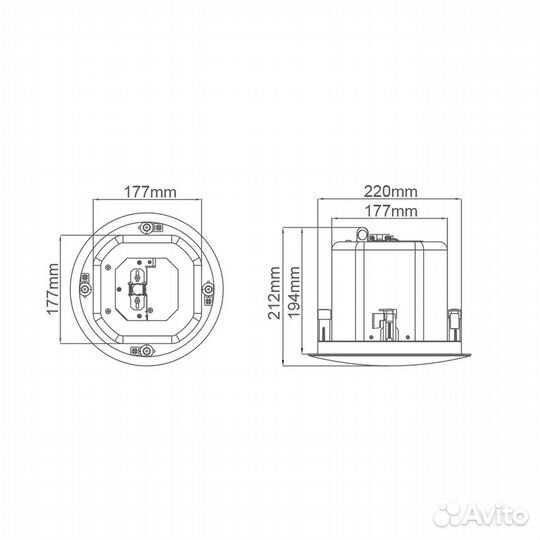 Встраиваемая акустика RFIntell MQ-6C