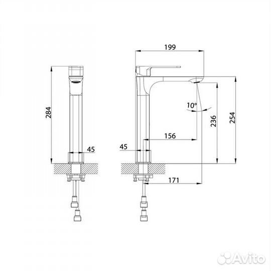 Смеситель для умывальника 35к iddis slibl01i01 