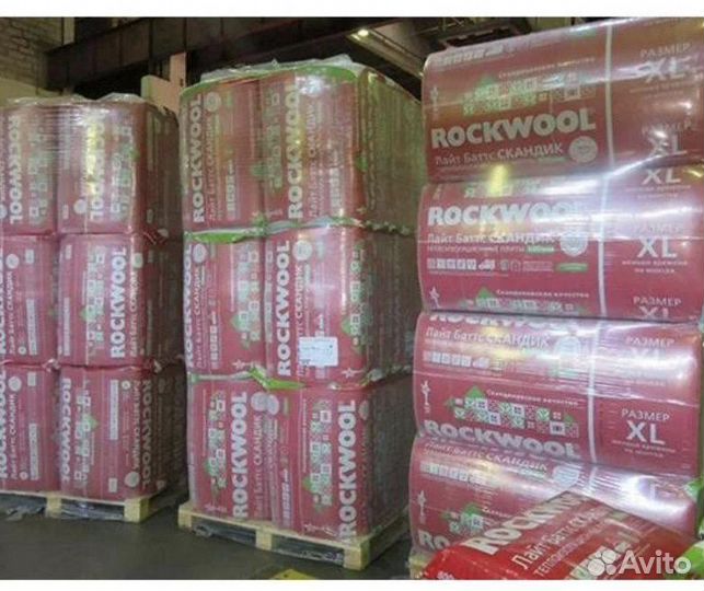 Утеплитель Роквул Скандик Минвата, Rockwool