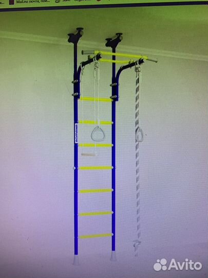 Шведская стенка с турником