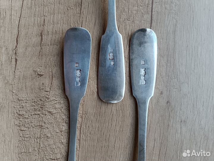 Серебряная столовая ложка 84 пробы 1861 года