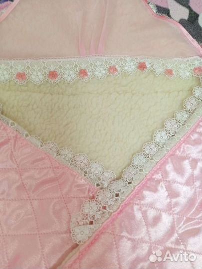 Конверт на выписку для девочки зима