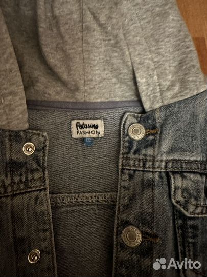 Джинсовая куртка для мальчика 122