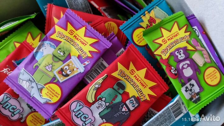 Приколыши - скрепыши Магнит (коробка 200 шт.)