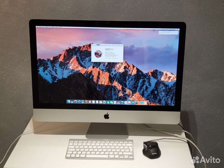 Apple iMac 27 mid 2011 + беспроводная клавиатура