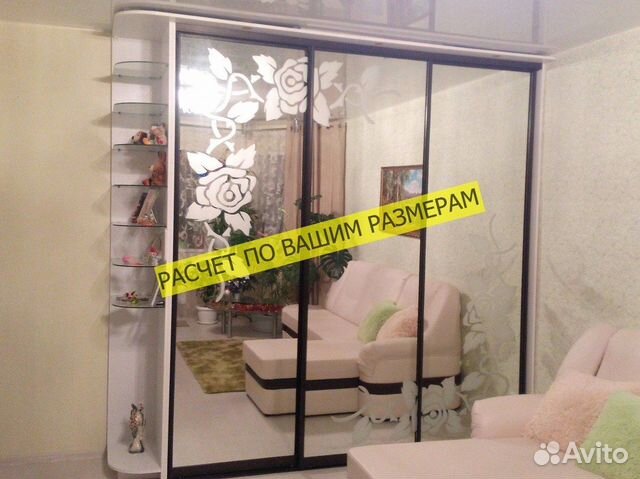Шкаф с зеркалом на заказ по вашим размерам