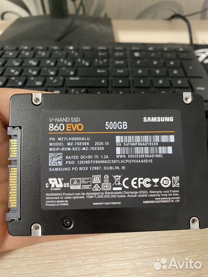 Ssd Samsung 860 evo 500gb