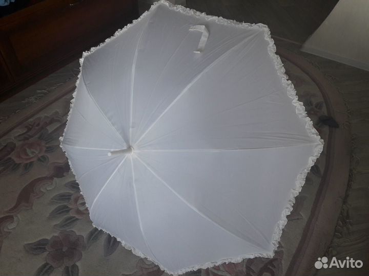 Свадебный зонт-трость