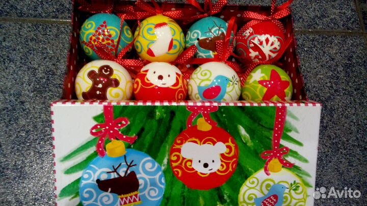 Новые наборы игрушек на ёлку