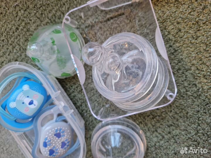 Соски для бутылочек avent, pigeon, dr brown