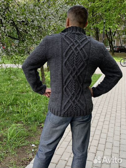 Кардиган мужской ручной работы под заказ