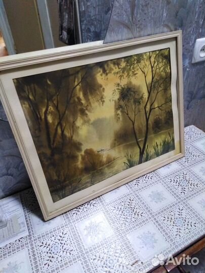 Рама дерево со стеклом под картину