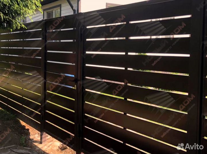 Забор Ранчо металлический