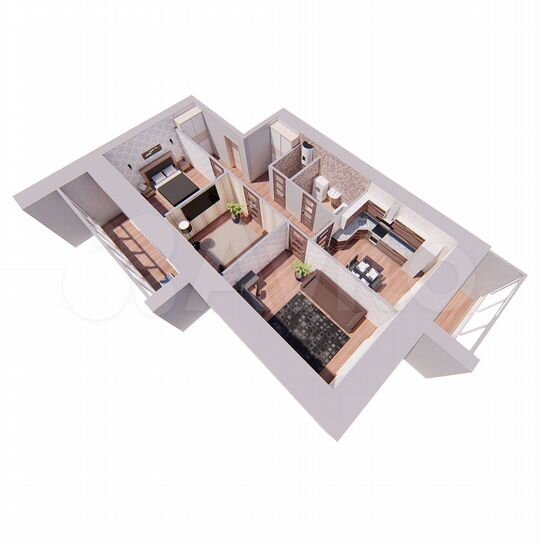 3-к. квартира, 80,5 м², 4/12 эт.