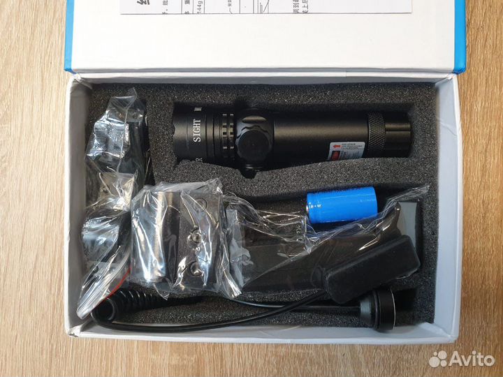 Лазерный целеуказатель (зеленый луч)