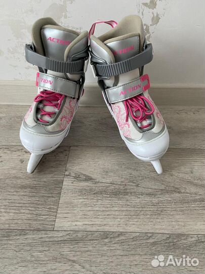Коньки детские раздвижные 30 33