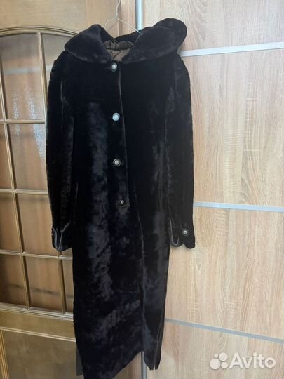 Шуба натуральная овчина стриженая 42-44 Alef