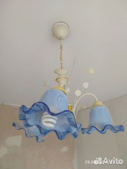Люстра потолочная подвесная бу