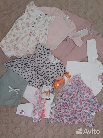 Пакет вещей на девочку 56 62 фирменные