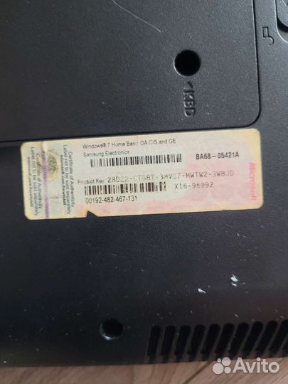 Ноутбук samsung