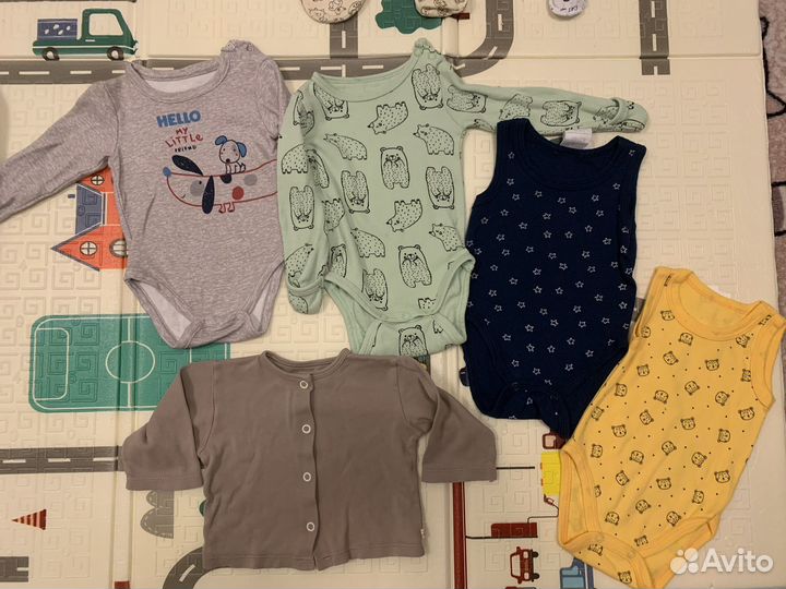 Вещи пакетом на мальчика от 0 до 6 месяцев